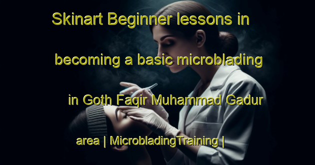 Skinart Beginner lessons in becoming a basic microblading in Goth Faqir Muhammad Gadur area | MicrobladingTraining | MicrobladingClasses | SkinartTraining-Pakistan